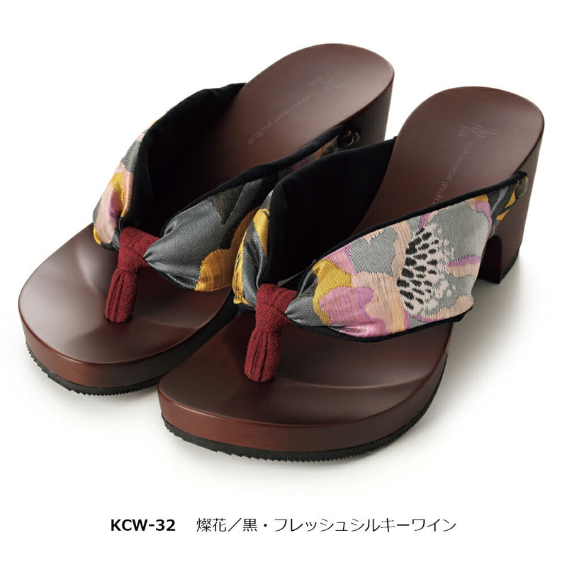 水鳥下駄 みずとり 和風 サンダル 着物 みずとり 下駄 メンズ の人気