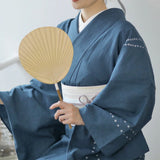 【2024】 5-9kimono 綿麻着物 パールネックレス 藤井絞