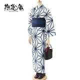 撫松庵  浴衣 セオアルファ 麻の葉