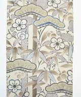 多ち花 九寸名古屋帯 摺り型友禅 松竹梅