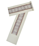 多ち花 九寸名古屋帯 摺り型友禅 更紗