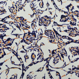 多ち花 九寸名古屋帯 摺り型友禅 更紗