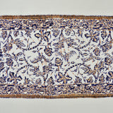 多ち花 九寸名古屋帯 摺り型友禅 更紗