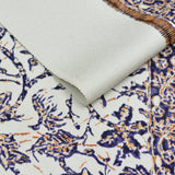 多ち花 九寸名古屋帯 摺り型友禅 更紗