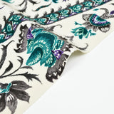 多ち花 九寸名古屋帯 摺り型友禅 菱取ペルシャ