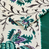 多ち花 九寸名古屋帯 摺り型友禅 菱取ペルシャ