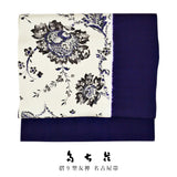 多ち花 九寸名古屋帯 摺り型友禅 大花更紗