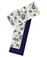 多ち花 九寸名古屋帯 摺り型友禅 大花更紗