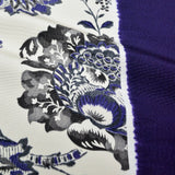 多ち花 九寸名古屋帯 摺り型友禅 大花更紗