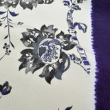 多ち花 九寸名古屋帯 摺り型友禅 大花更紗