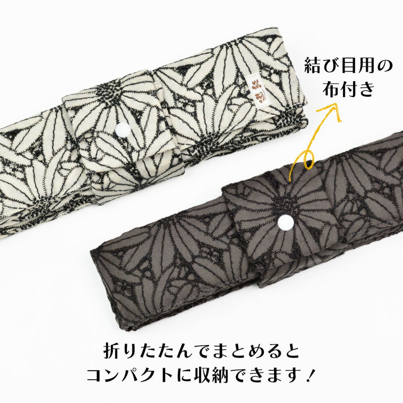 【結ばない帯揚げ】 楽々おびあげ レースマーガレット