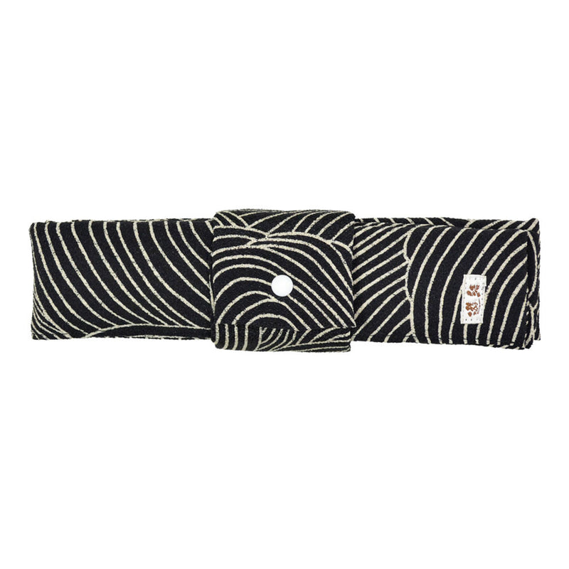 【結ばない帯揚げ】 楽々おびあげ 波柄ちりめん