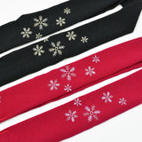 【結ばない帯揚げ】 楽々おびあげ 刺繍 雪の結晶